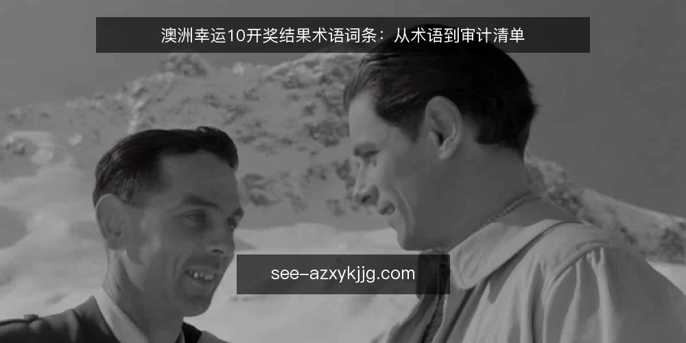 澳洲幸运10开奖结果术语词条:从术语到审计清单 — 为何现在进行术语审计 配图
